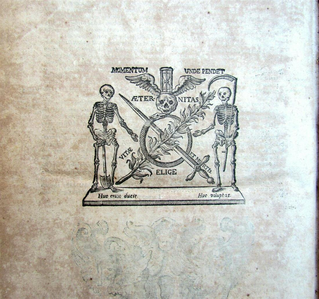 1700 VELLUM BOUND JESUIT C.LAPIDE BIBLE COMMENTARY FOLIO antique (1 of 12)