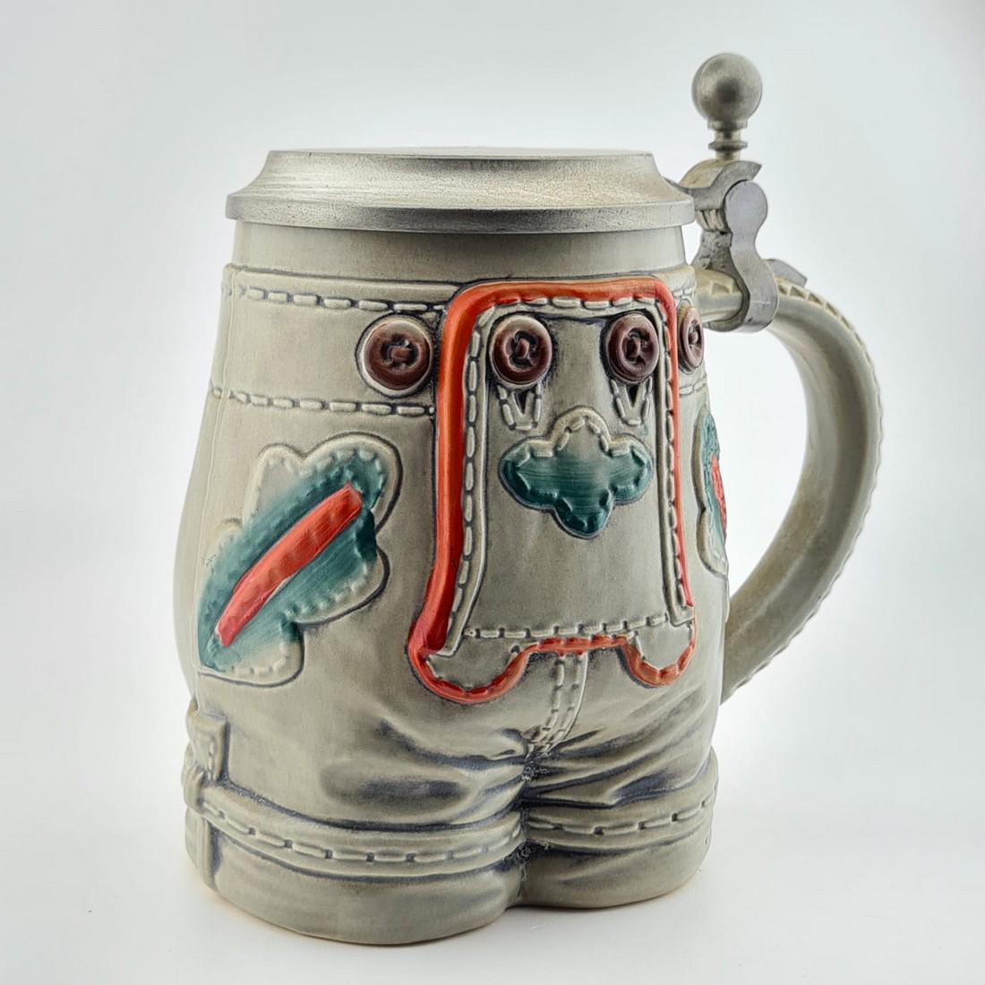 German Gerz Beer Stein,Vintage Beer Mug (1 of 9)