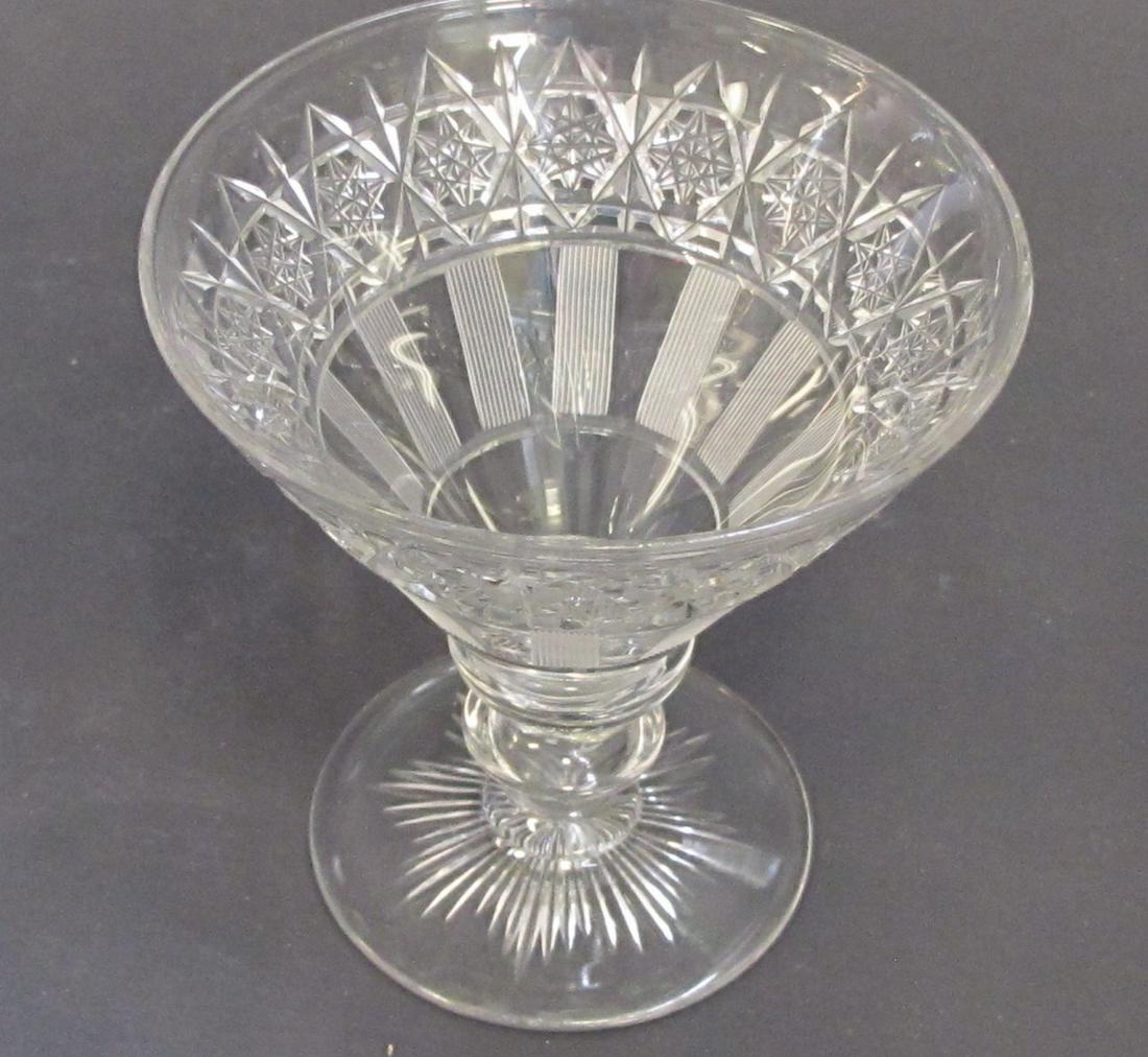 3 Cut Glass cocktail Antique Signed Hawkes 529 (1 of 3)
