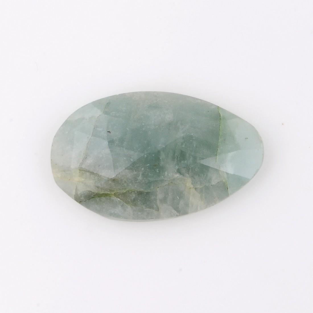 Blue Color 22.7 Carat Pear Shape Natural Aquamarine Loose Gemstone 1 Pieces (1 of 7)