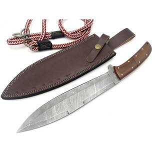 Handmade damascus steel knife survival hunting micarta: Knife "Anderson" Damascus knives are very durable, look great and keep sharpness perfectly. Damascus steel has high quality contents to give it an excellent edge and sharp cutting ability. The blade