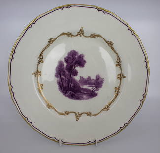Royal Worcester The Chamberlain Cabinet Plate 1950: Royal Worcester The Chamberlain Cabinet Plate 1950 Royal Worcester. Dated 1950. Width: 27.5 cm Full first quality puce backstamp to underside, along with date code Good condition;
