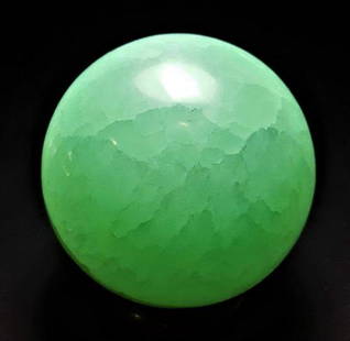 494 Grams Bright Teal Pistachio Calcite Sphere - 69 mm: Title: 494 Grams Bright Teal Pistachio Calcite Sphere - 69 mmGemstones: MineralCarat Weights: 494 GramsSize/Dimensions: 69 mm Reserve: $120.00 Shipping:Domestic: Flat-rate of $50.00 to anywhere