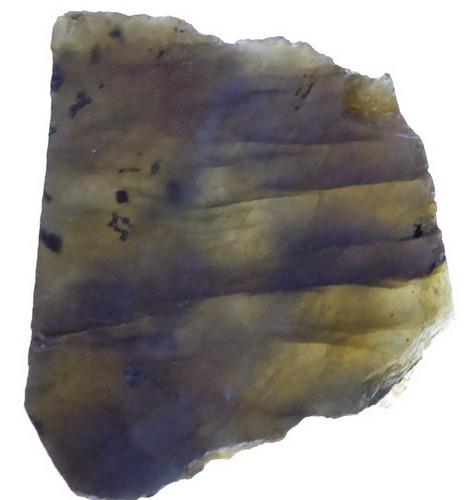 14.38 GRAM IRIDESCENT LABRADORITE: Title: 14.38 GRAM IRIDESCENT LABRADORITE Origin: Ampanihy, Atsimo Andrefana, Madagascar Size: 3x2.5x0. cm / 14.38 gram Description: iridescent, multicolor, translucent labradorite Reserve: $7.00 Shipp