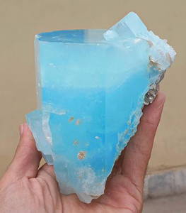 Natural & Unheated~ Blue Aquamarine Mineral Crystal