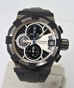 Mens S/Steel CONCORD AVANT-GARDE Chronograph Automatic Watch 01.5.14.1001* MINT: Mens S/Steel CONCORD AVANT-GARDE Chronograph Automatic Watch 01.5.14.1001* MINT​ This Men's Concord watch is Swiss made Great present for yourself or someone you love! * Stainless steel case