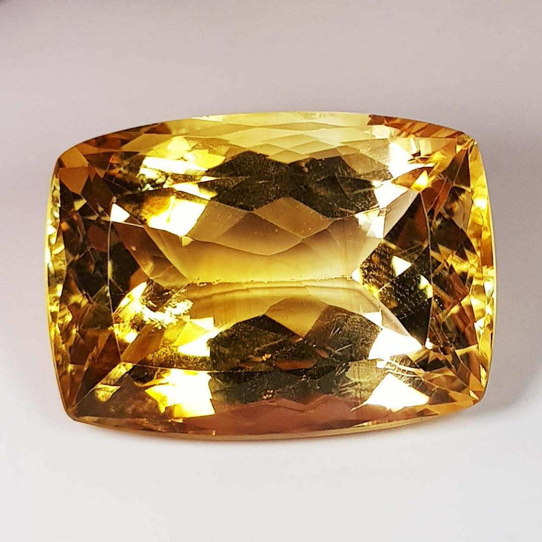 57.65 ct Natural Citrine Cushion Cut (1 of 5)