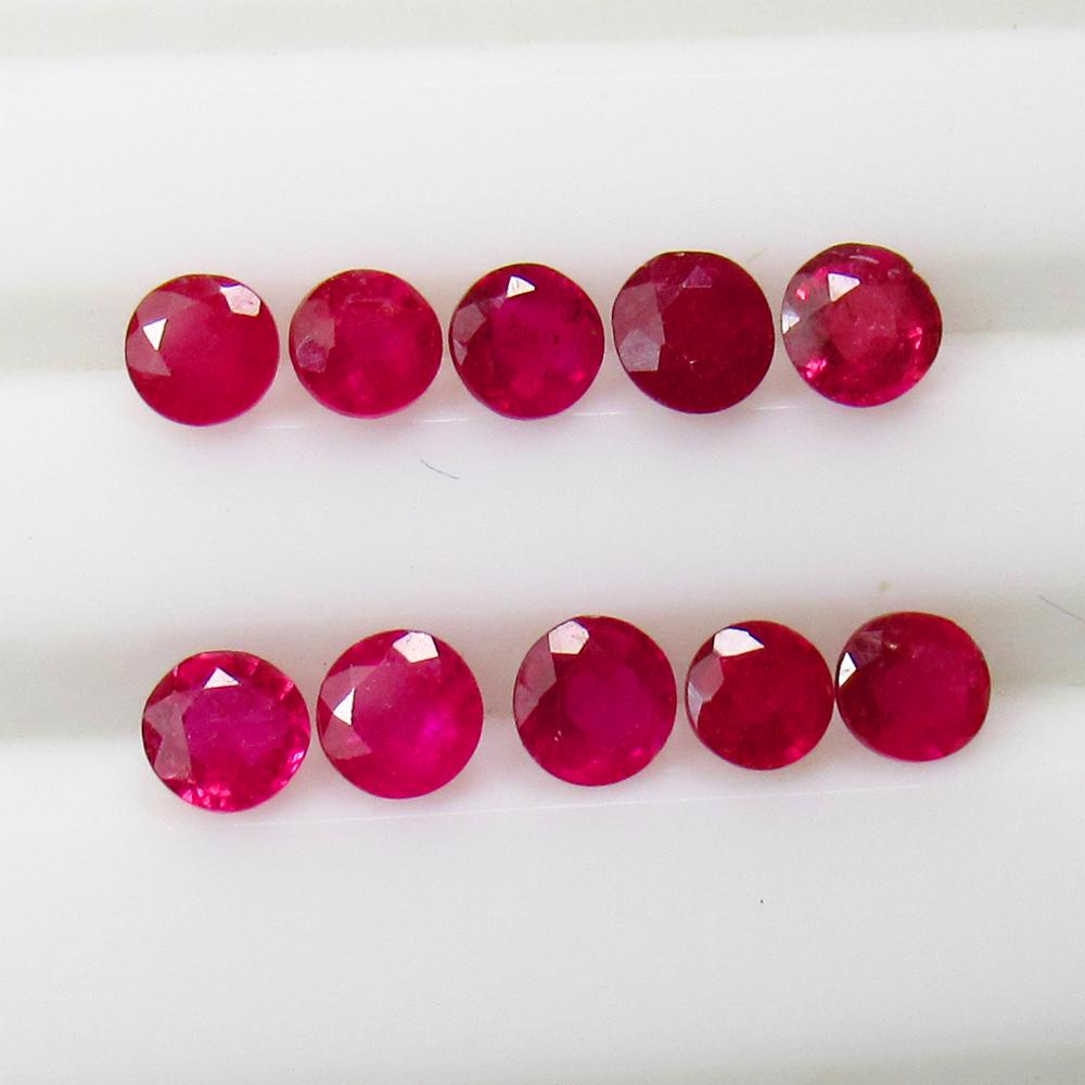 11.20 Ct Natural 41 Mozambique Red Ruby Jewellery Set (1 of 4)