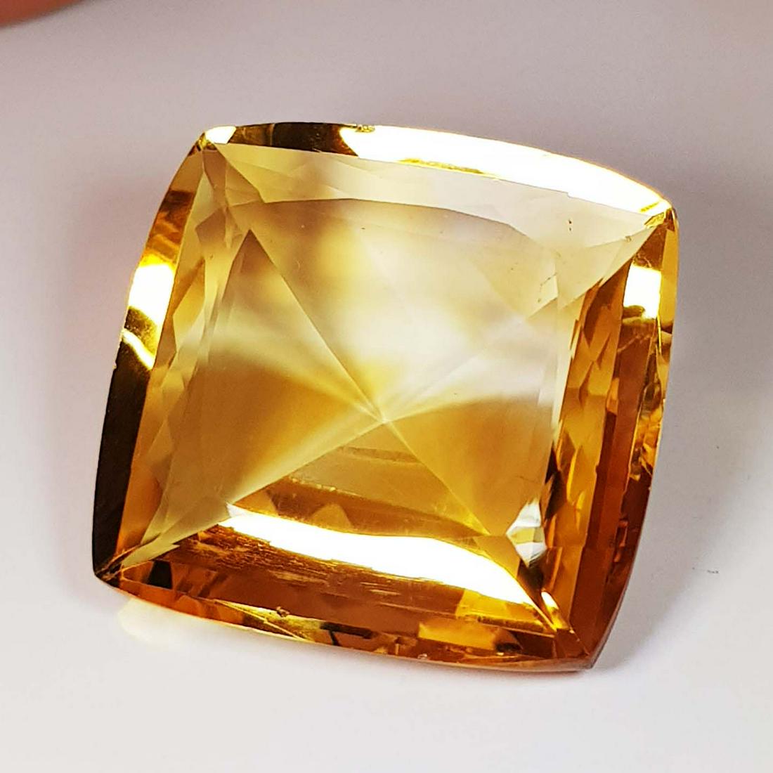 50.80 ct Natural Citrine Cushion Cut (1 of 5)