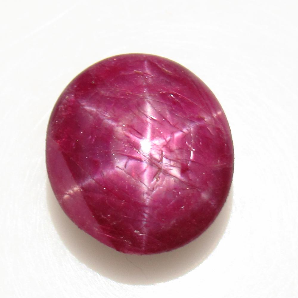 11.61 Ct Natural Six Line Star Ruby Oval Cabochon (1 of 2)