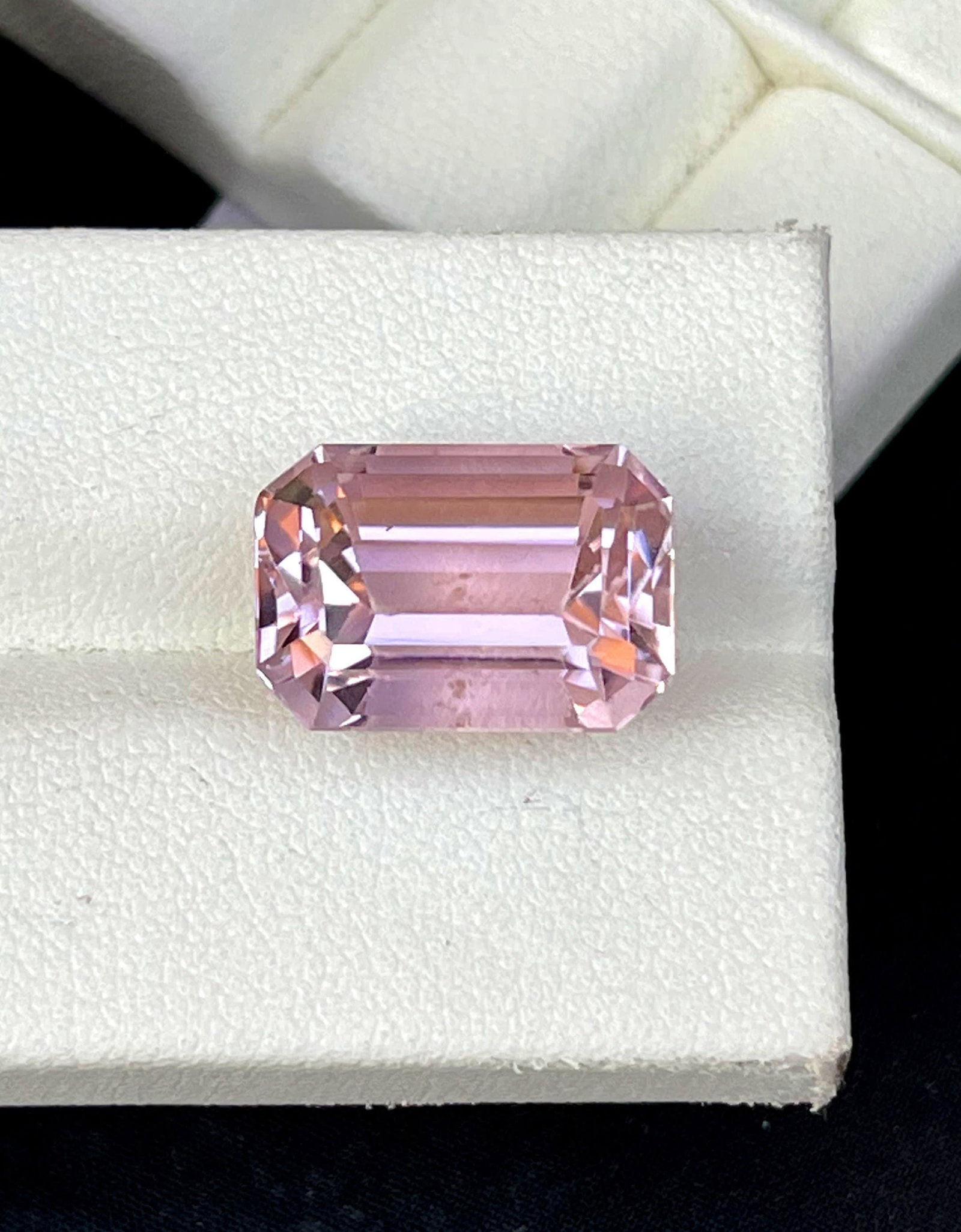 Emerald Cut Pink Kunzite Gemstone Natural Kunzite Kunzite (1 of 4)