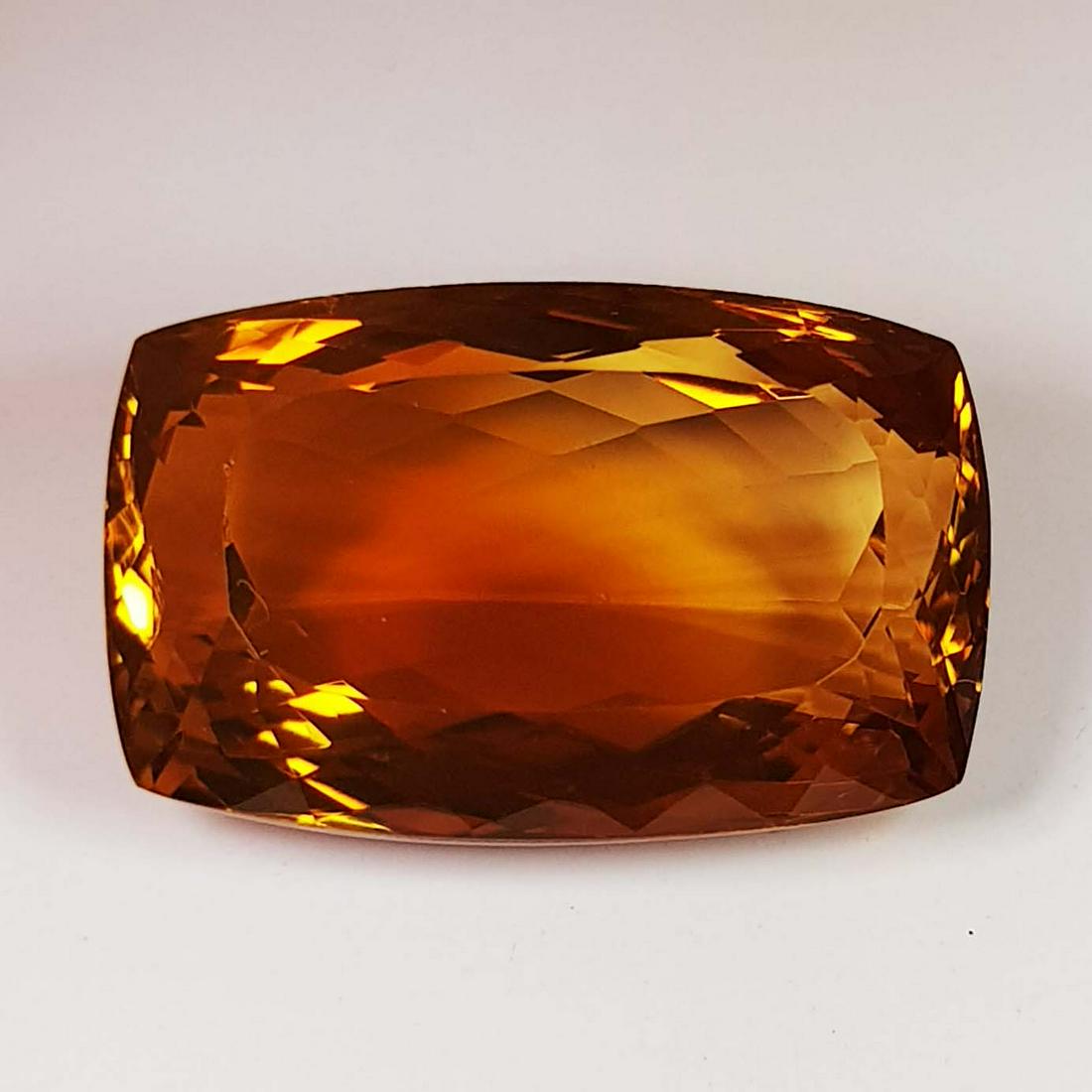 28.06 ct Natural Citrine Cushion Cut (1 of 5)
