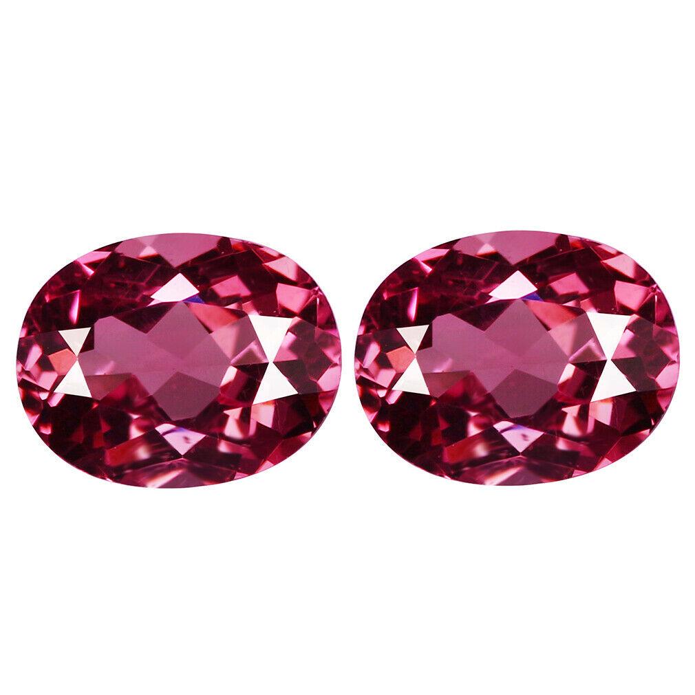 2.40Ct 2Pcs Pair Oval Cut 7 x 5 mm Natural AAA Malaya Garnet (1 of 2)