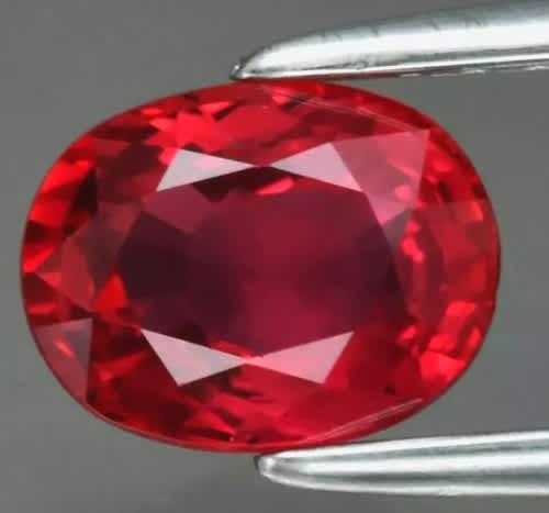 Natural Ruby Burmese 1.053ct Vivid Red VS (1 of 4)