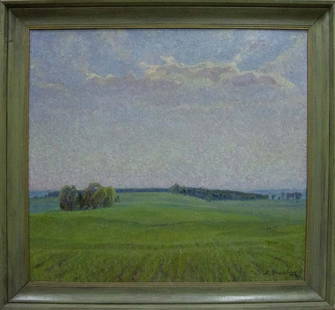 Oil painting Fields Romanishin Mikhail Nikolaevich: №Vernd 117 *** ABOUT THIS PAINTING *** * TITLE: "Fields" * ARTISTS: Romanishin Mikhail Nikolaevich * SIZE: 90x100 cm/'35.43x39.37 inches' * MEDIUM: oil, canvas * HAND PAINTED: Original