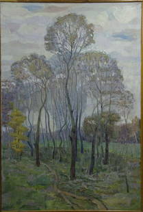 Oil painting Autumn landscape: №Vernd 130 *** ABOUT THIS PAINTING *** * TITLE: "Autumn landscape" * ARTISTS: Unknown artist * SIZE: 180x120 cm/'70.86x47.24 inches' * MEDIUM: oil, canvas * HAND PAINTED: Original painting