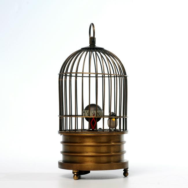 Bronze Mechanical Birdcage Clock (1 of 9)