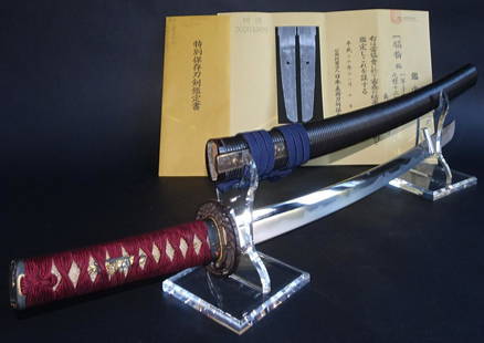 A very nice original Japanese Samurai Wakizashi Made by the famous swordsmith “Ikkanshi: A very nice original Japanese Samurai Wakizashi Made by the famous swordsmith Ikkanshi Tadatsuna Wakizashi was made in the Edo period Ho-ei 10th era, 1708 May: Awataguchi Oumi Kami Tadatsuna (2e