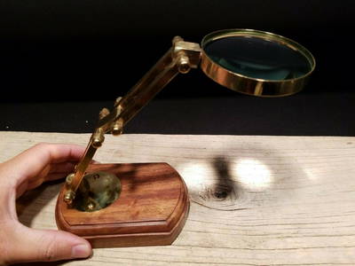 Adjustable Table top Arm Magnifying glass Desk