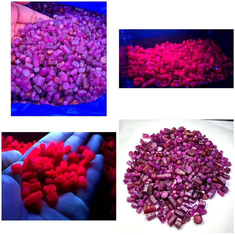 Beautiful Ruby Crystals , Natural Ruby Record Keepers Mineral Specimen - 310 g (1 of 8)