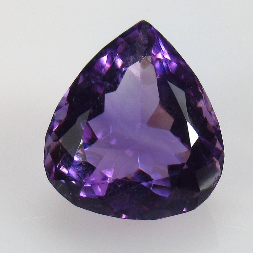10.04 Ctw Natural Purple Amethyst Pear Cut (1 of 3)