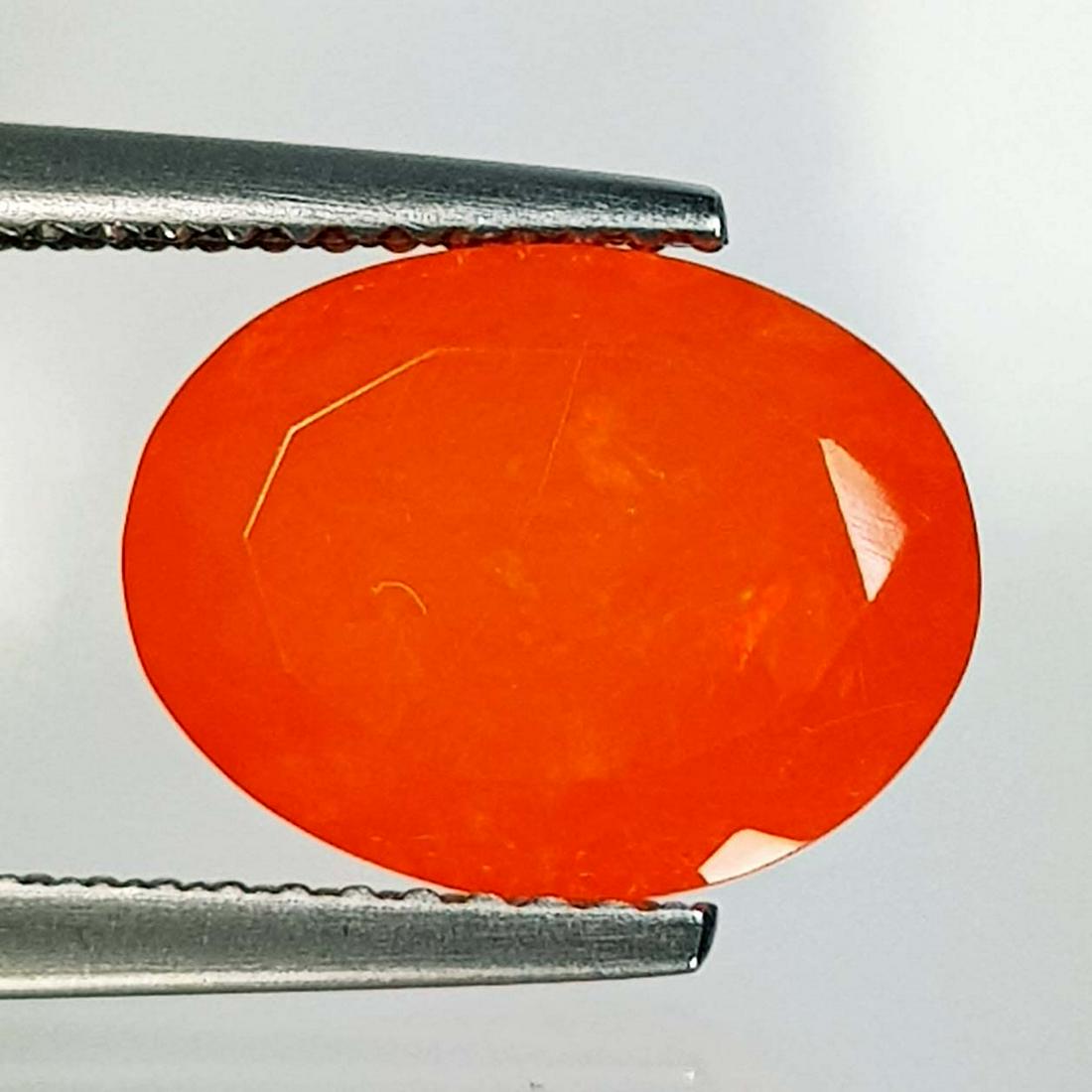 Natural Orange Opal Oval Cut 2.10 ct (1 of 2)