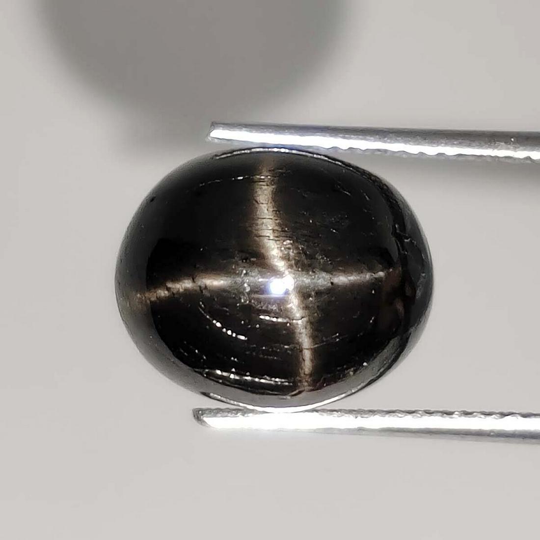 8.30 ct AAA Natural Star Diopside: No Reserve! Title: 8.30 ct AAA Natural Star Diopside Additional Info: Gemstones: Star Diopside Carat Weights: 8.30 ct Size/Dimensions: 13.30 X 11 X 6.50 mm Treatment: Colorless Oil Materials & Techniq