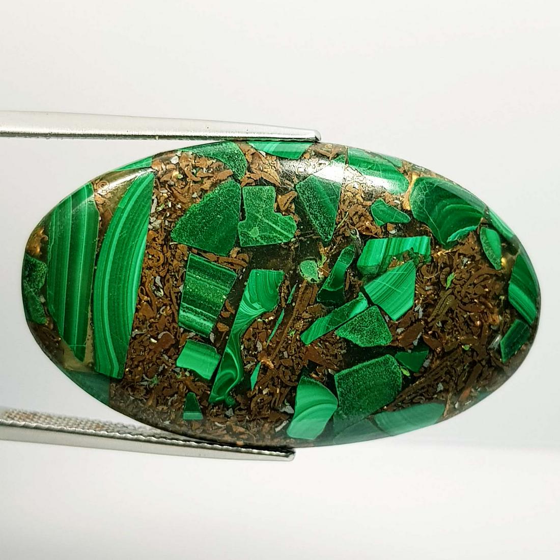 43.40 ct Composite Copper Malachite (1 of 2)