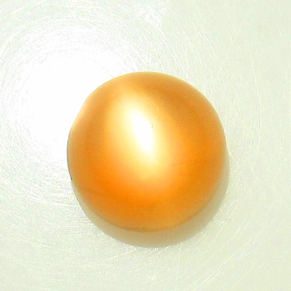 3.75 Ctw Natural Moonstone Round Cab: No Reserve! Title: 3.75 Ctw Natural Moonstone Round Cab Stone Clarity: Semi-Transparent Gemstones: Natural Moonstone Carat Weights: 3.75 Size/Dimensions: 9.10 x 9.10 x 6.10 mm Additional Information: