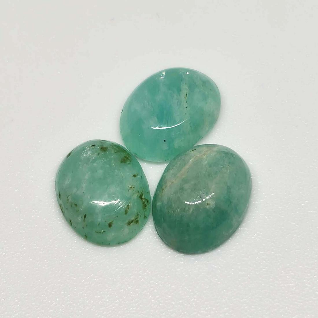 5.15 ct Natural Green Amazonite Cabochon Lot: No Reserve! Title: 5.15 ct Natural Green Amazonite Cabochon Lot Additional Info: Gemstones: Amazonite Carat Weights: 5.15 ct Size/Dimensions: 9 X 7 mm Materials & Techniques: Amazonite Weight Unit: Ct