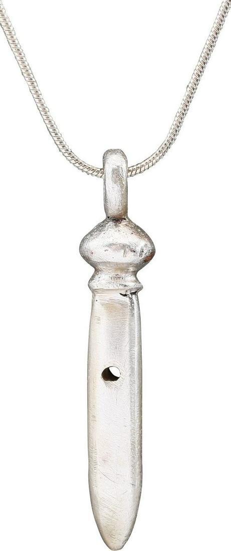 ROMAN GLADIUS PENDANT NECKLACE, 1ST-3RD CENT. AD (1 of 4)