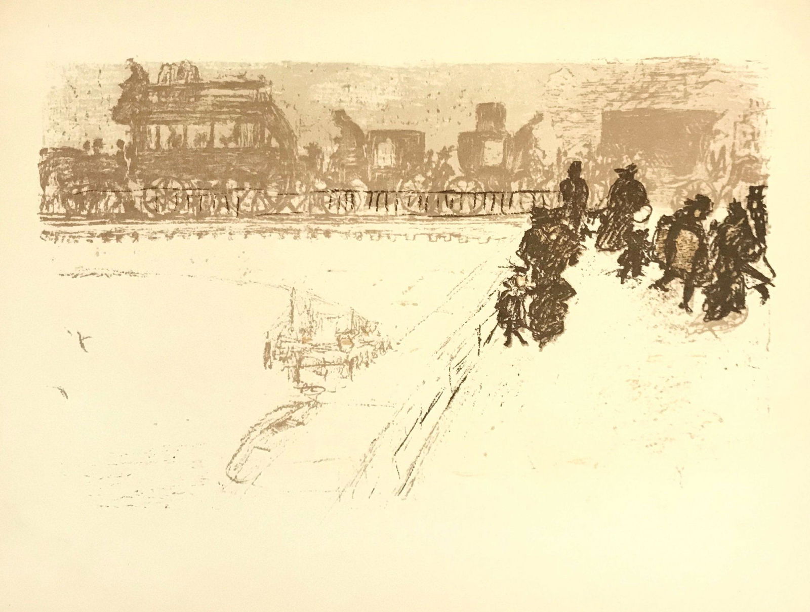 Bonnard Lithograph 125, Le Pont des Arts 1952 (1 of 1)