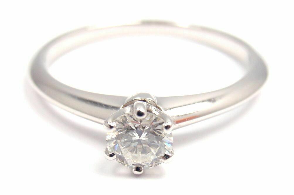 Tiffany & Co. PLATINUM DIAMOND 0.31CT VS2 G COLOR ENGAGEMENT RING (1 of 10)