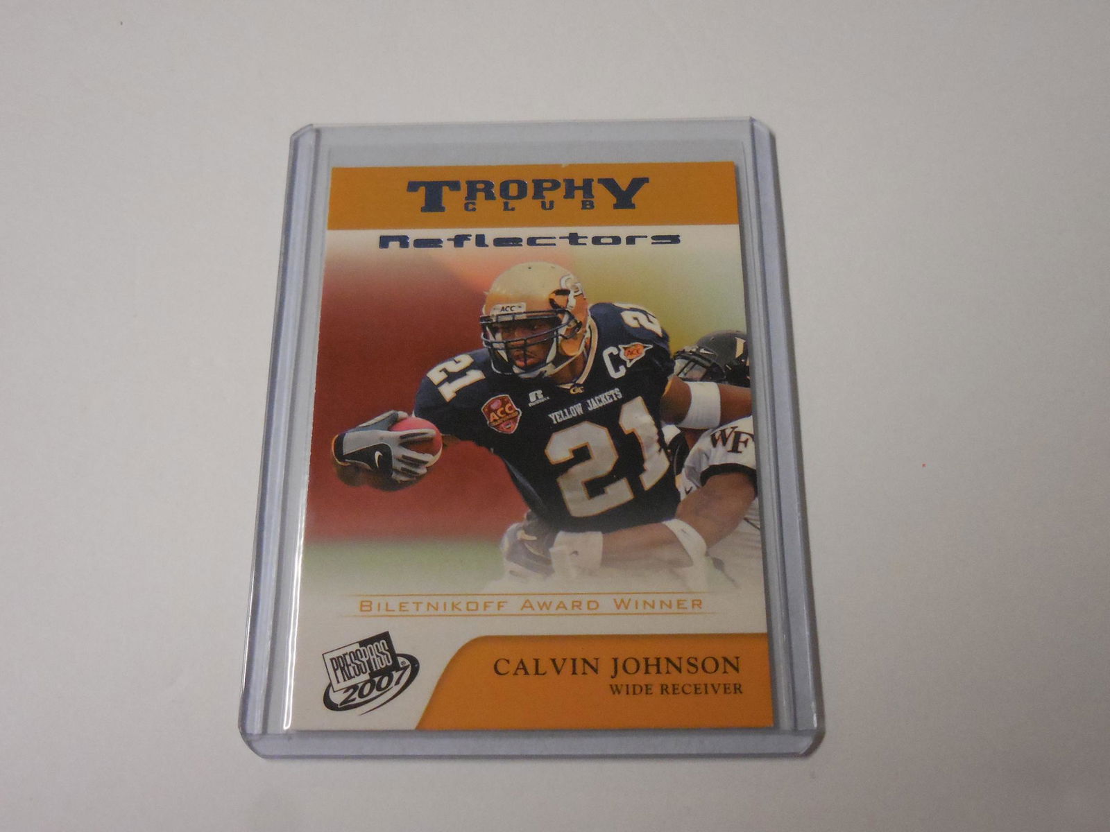 2007 PRESS PASS CALVIN JOHNSON RC (1 of 2)
