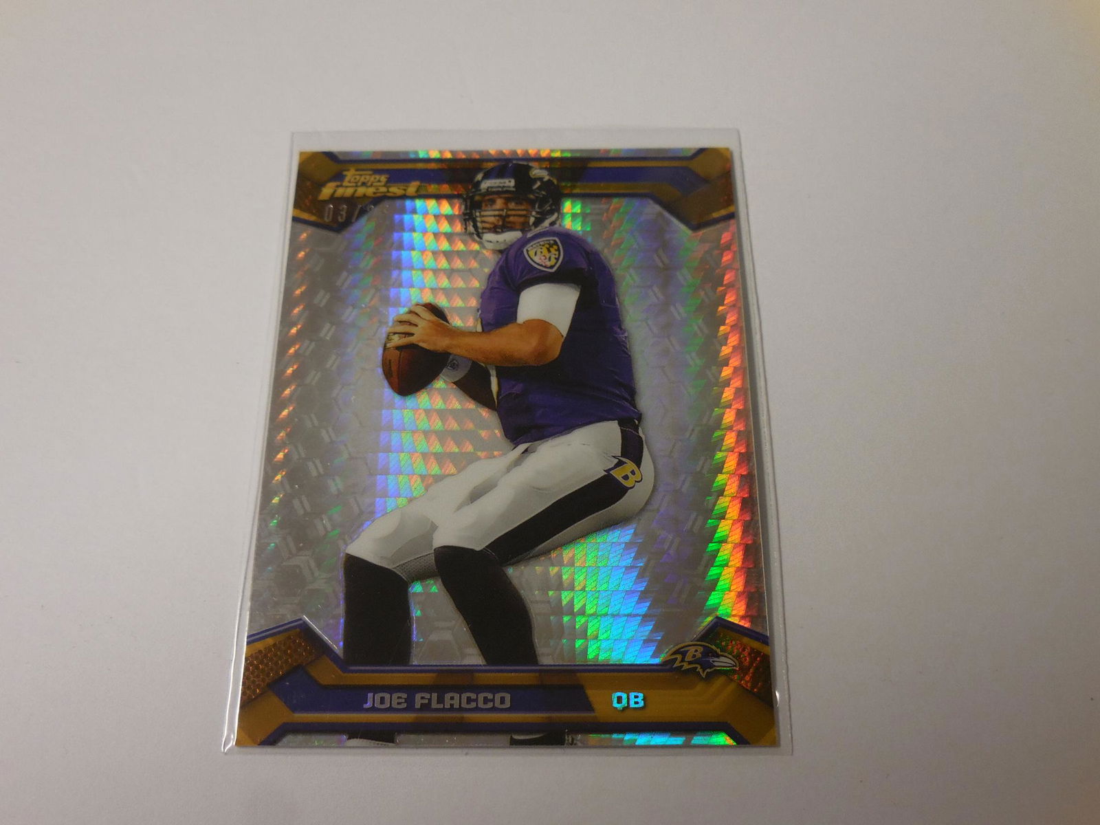 13 FINEST JOE FLACCO PRISM #D 03/25 (1 of 2)