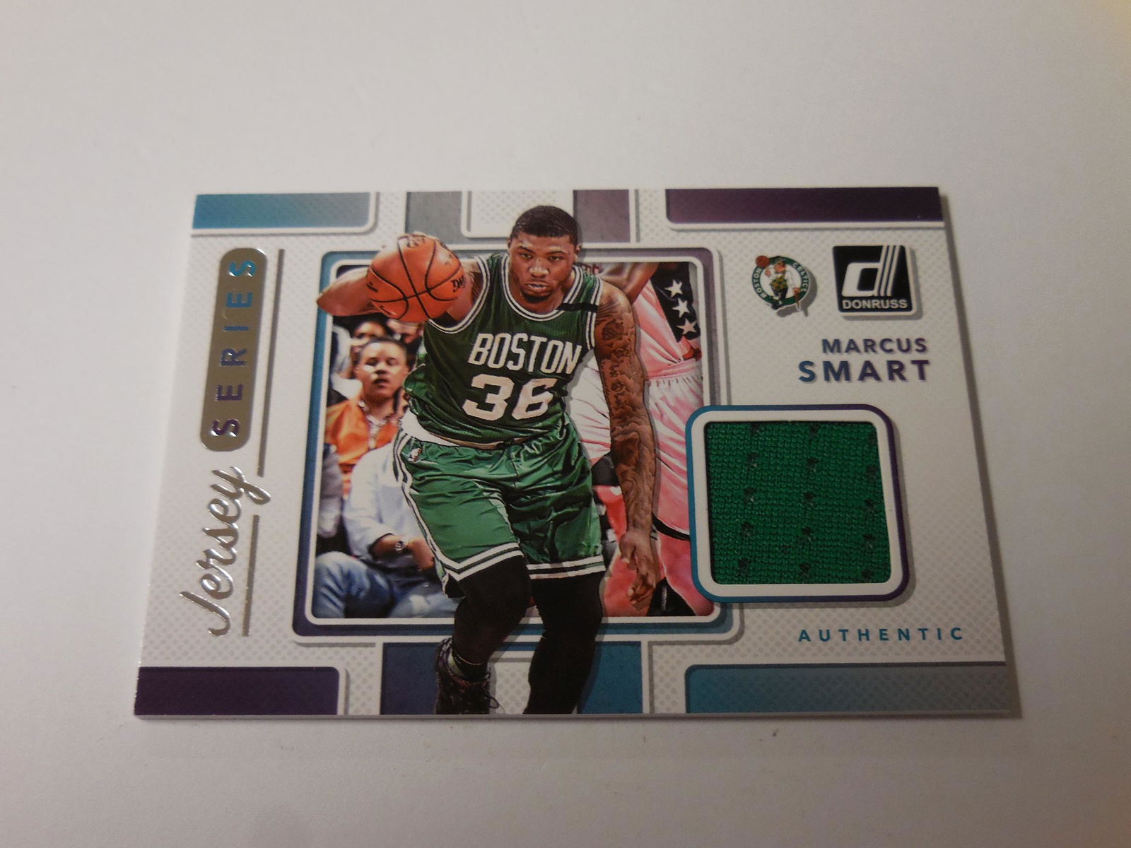 17 DONRUSS MARCUS SMART JERSEY CARD (1 of 2)