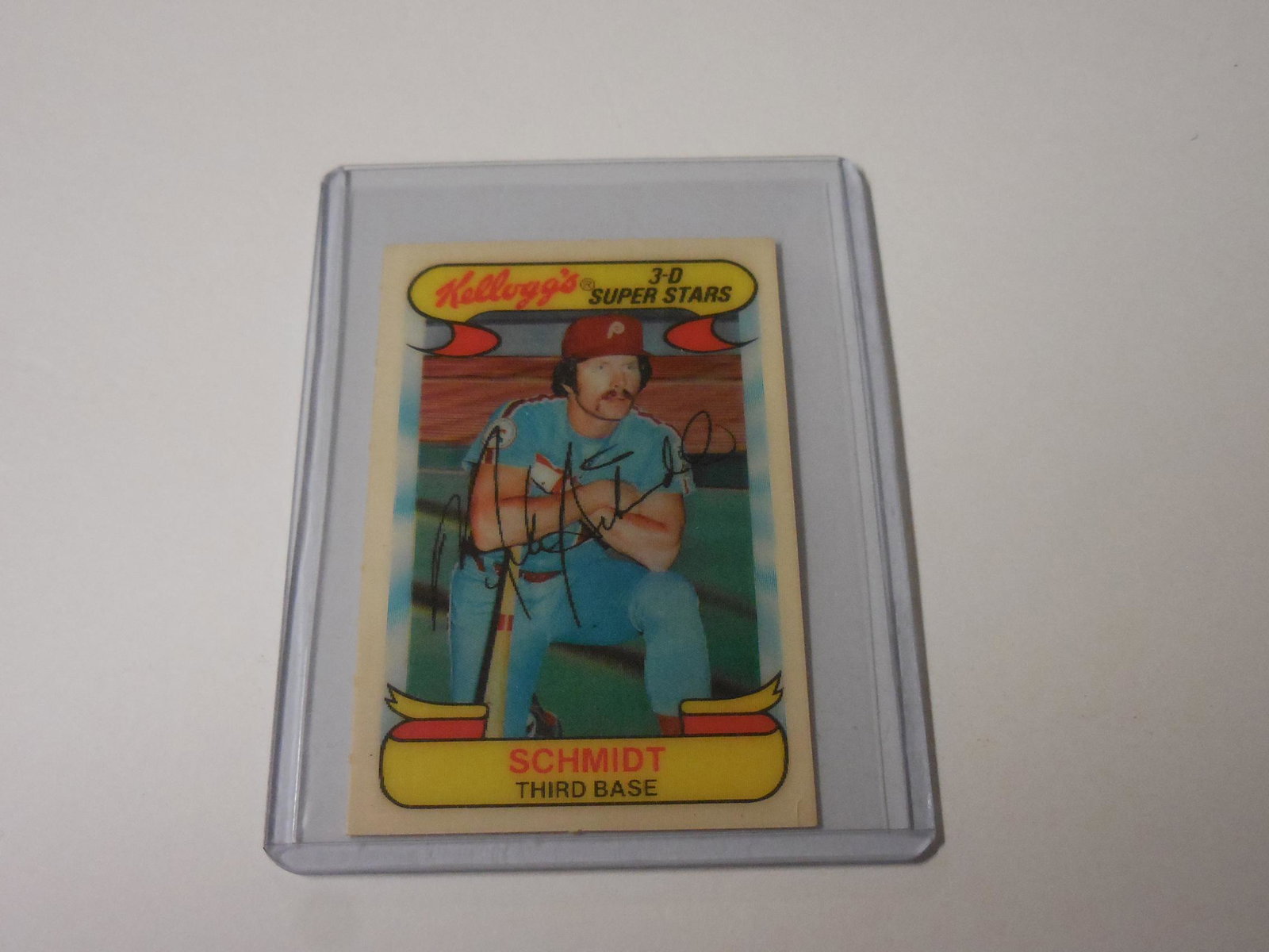 78 KELLOGGS 3D MIKE SCHMIDT PHILLIES: 78 KELLOGGS 3D MIKE SCHMIDT PHILLIES Reserve: $8.00 Shipping: Domestic: Flat-rate of $6.00 to anywhere within the contiguous U.S. International: Foreign shipping rates are determined by destination. I