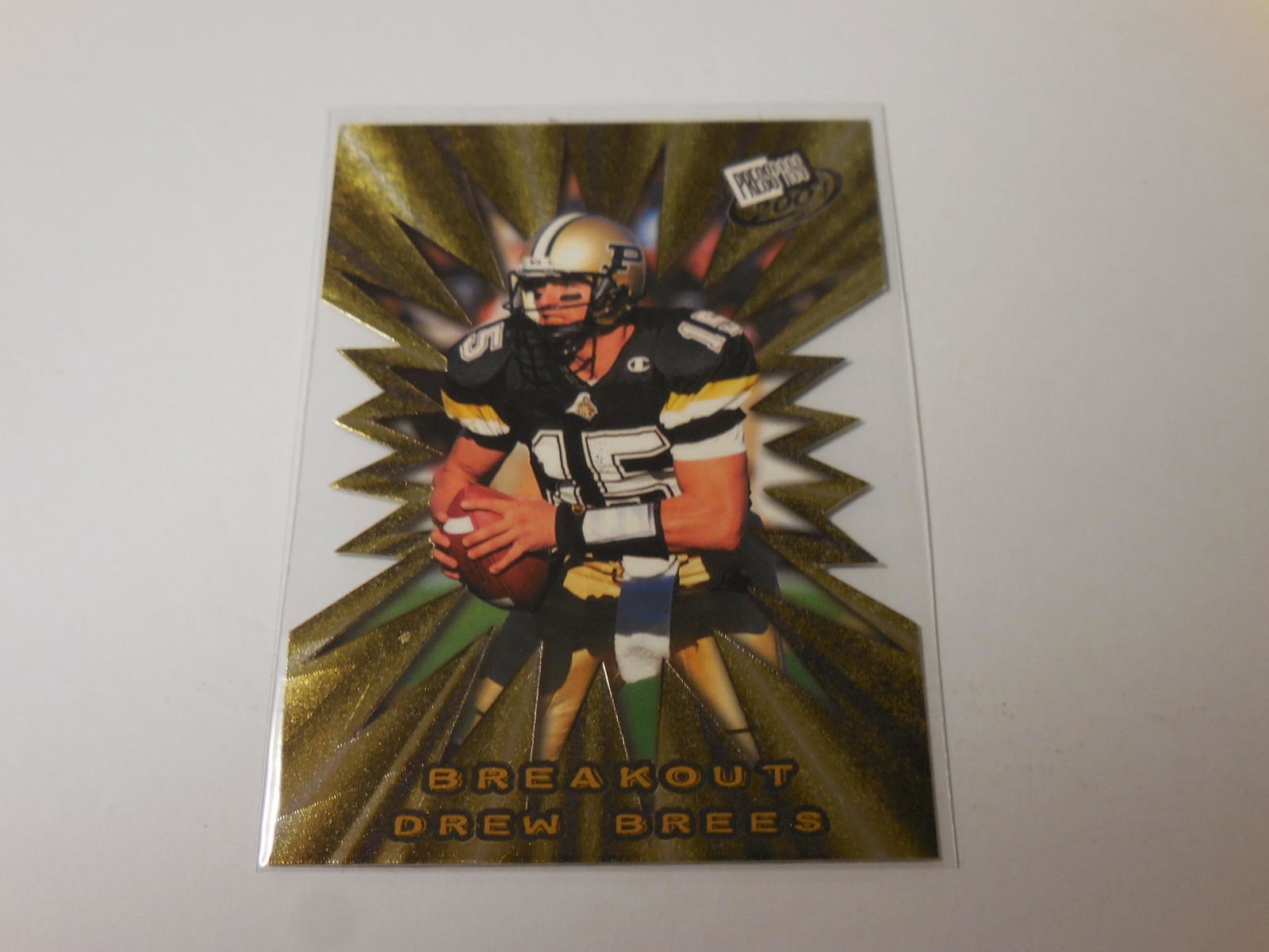 01 PRESS PASS DREW BREES HOLO RC (1 of 2)