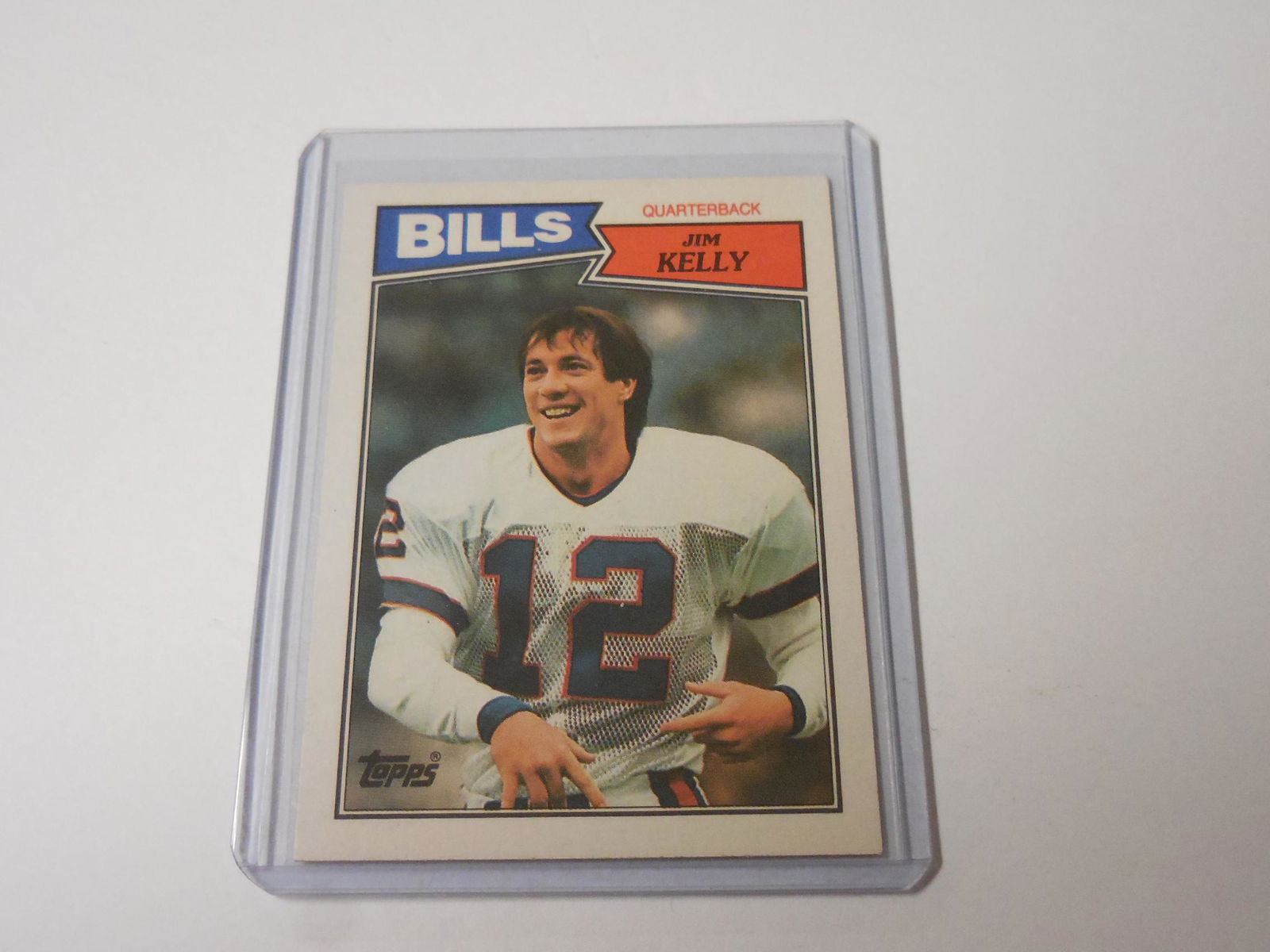 1987 TOPPS JIM KELLY ROOKIE CARD (1 of 2)