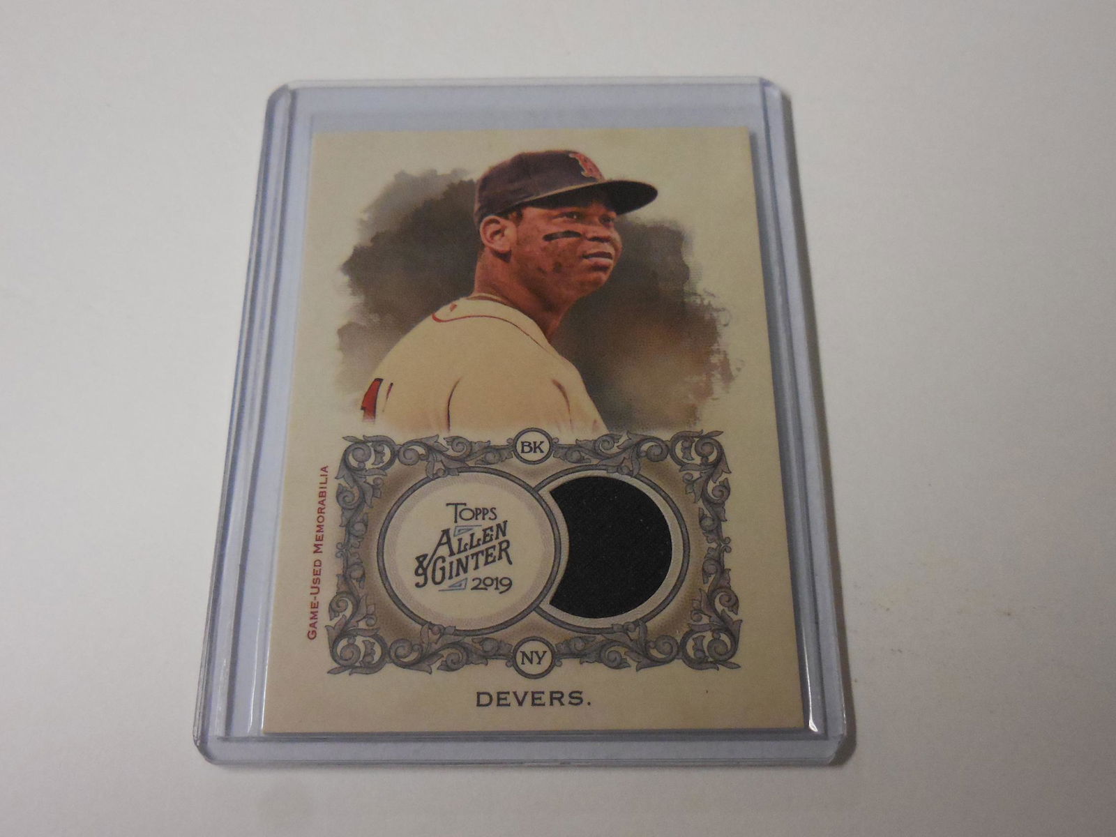19 TOPPS RAFAEL DEVERS JERSEY CARD (1 of 2)