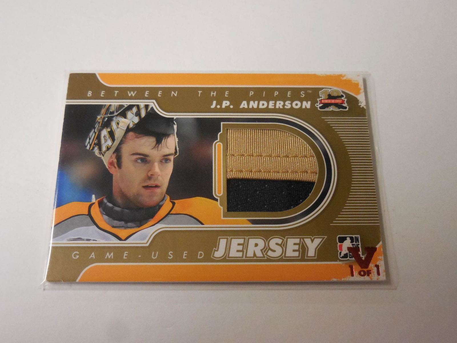 12 ITG BTP JP ANDERSON 1/1 PATCH CARD (1 of 2)