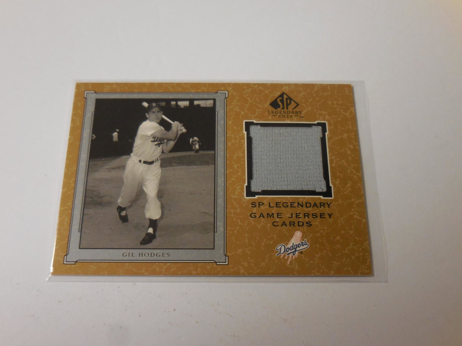 01 UD SP GIL HODGES GAME USED JERSEY: 01 UD SP GIL HODGES GAME USED JERSEY Reserve: $8.00 Shipping: Domestic: Flat-rate of $6.00 to anywhere within the contiguous U.S. International: Foreign shipping rates are determined by destination. I