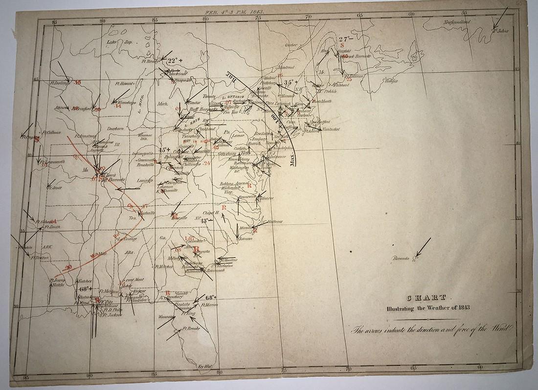 Chart Illustrating the Weather of 1843 (1 of 1)