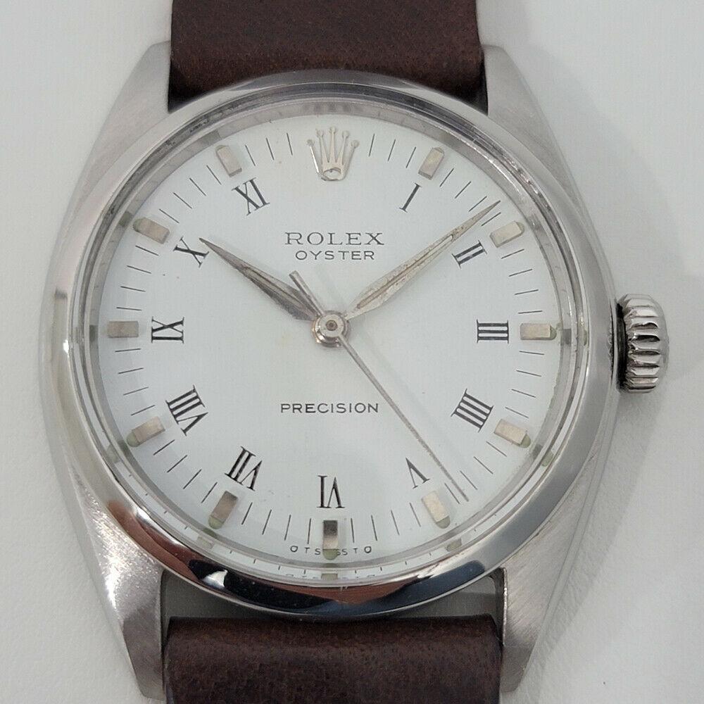 Mens Rolex Oyster Precision Ref 6426 34mm Hand-Wind c1960s Swiss Vintage RA183B (1 of 12)