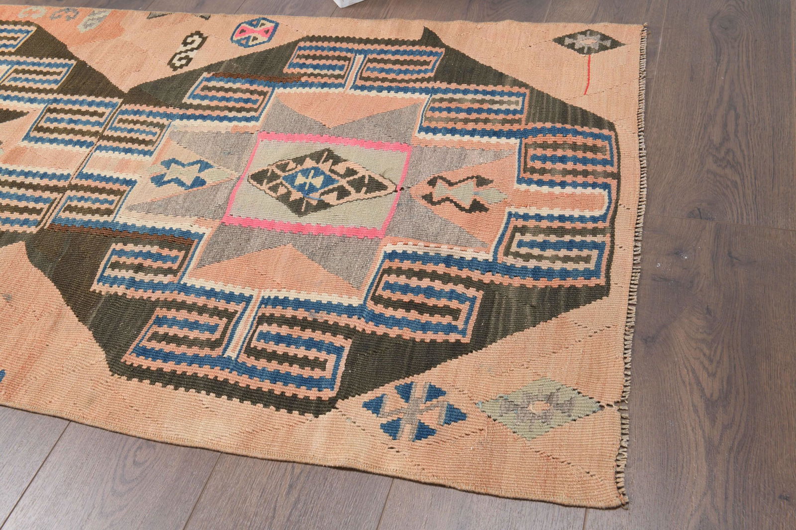 2'8x12'6 ft, COLORFUL, TURKISH RUNNER Rug (1 of 6)