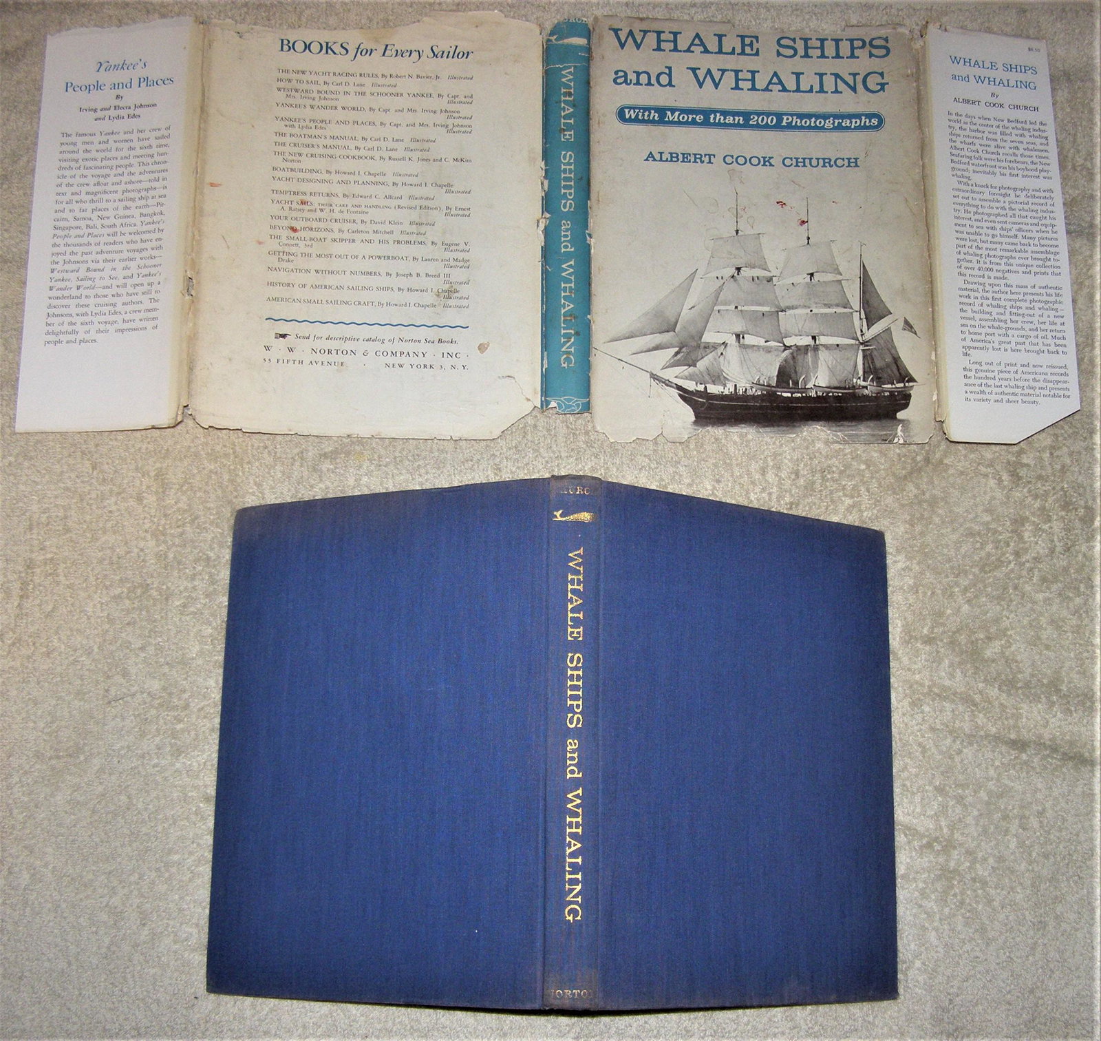 WHALE SHIPS AND WHALING 200 PHOTOS: Title: WHALE SHIPS AND WHALING 200 PHOTOS Description: WHALE SHIPS AND WHALING by Albert Cook Church author and photographer grew up in New Bedford waterfront. Hesailed and photographed and when he co