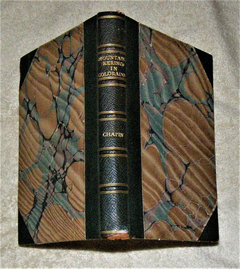 MOUNTAINEERING IN COLORADO : PEAKS AROUND ESTES PARK 1889: Title: MOUNTAINEERING IN COLORADO : PEAKS AROUND ESTES PARK 1889 Description: MOUNTAINEERING IN COLORADO by Frederick H. Chapin 1889 First Edition, Pub by Appalachian Mountain Club, 168pp, b&w photos,