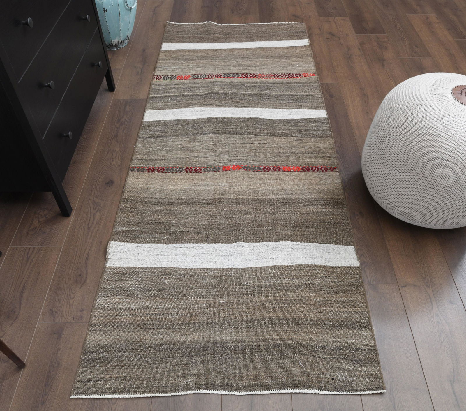 3x7 Vintage Turkish Runner Rug (1 of 8)