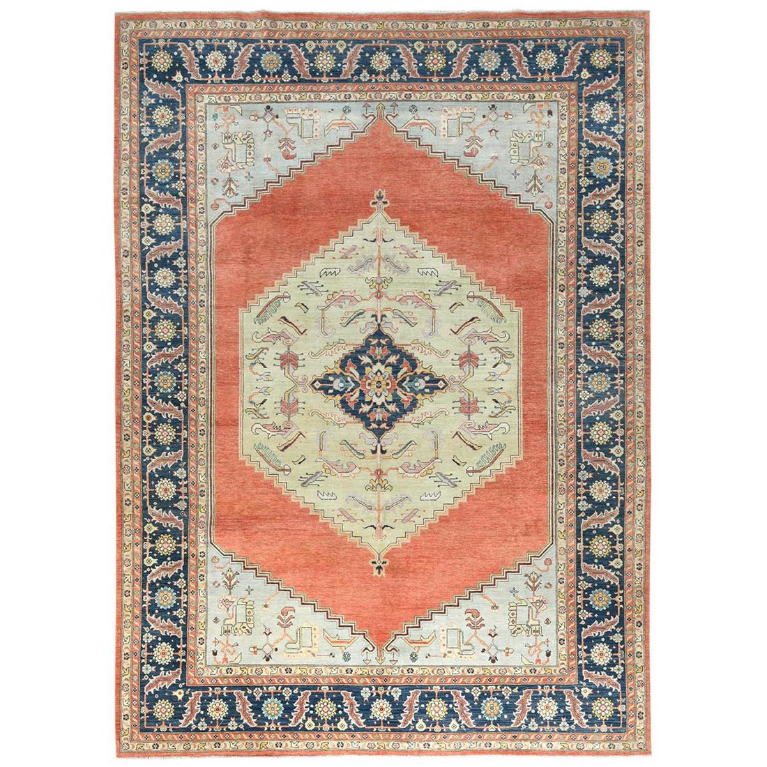 Green Hand Knotted, Pure Wool Afghan Peshawar, Bakshaish Design Rug: Title: Green Hand Knotted, Pure Wool Afghan Peshawar, Bakshaish Design Rug Description: This is a truly genuine one-of-a-kind . It has been Knotted for months and months in the centuries-old weaving c