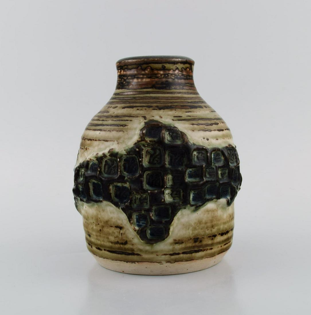Jørgen Mogensen for Royal Copenhagen. Vase in glazed stoneware. Dated 1967. (1 of 6)